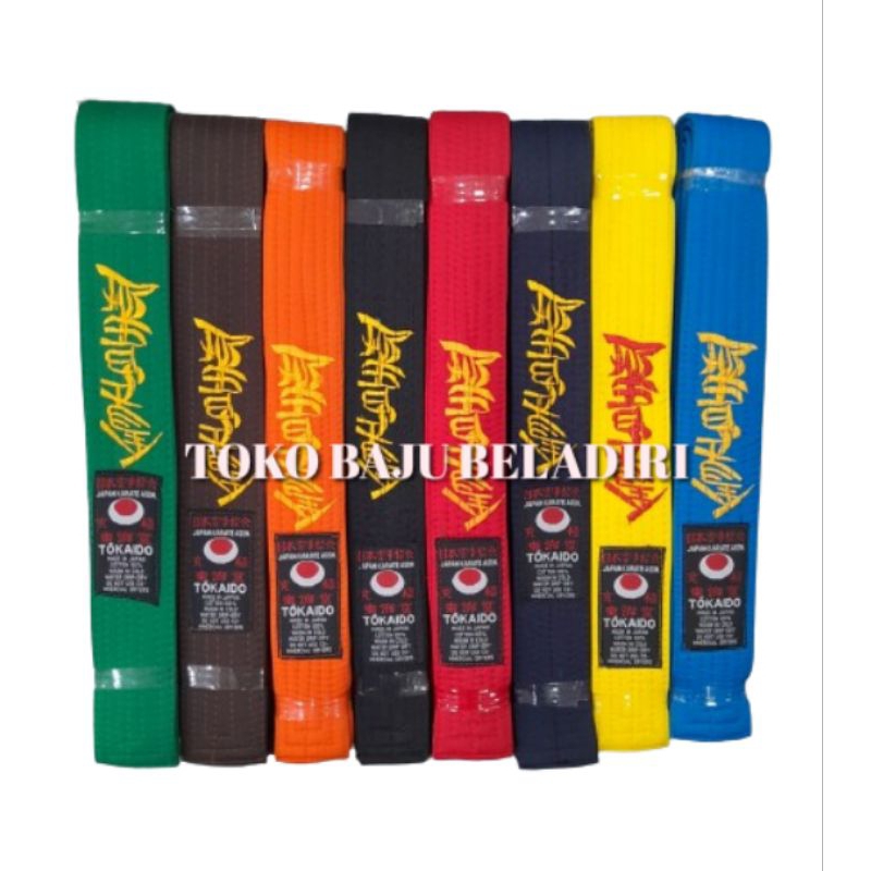 SABUK KARATE SABUK KARATE TOKAIDO BORDIR