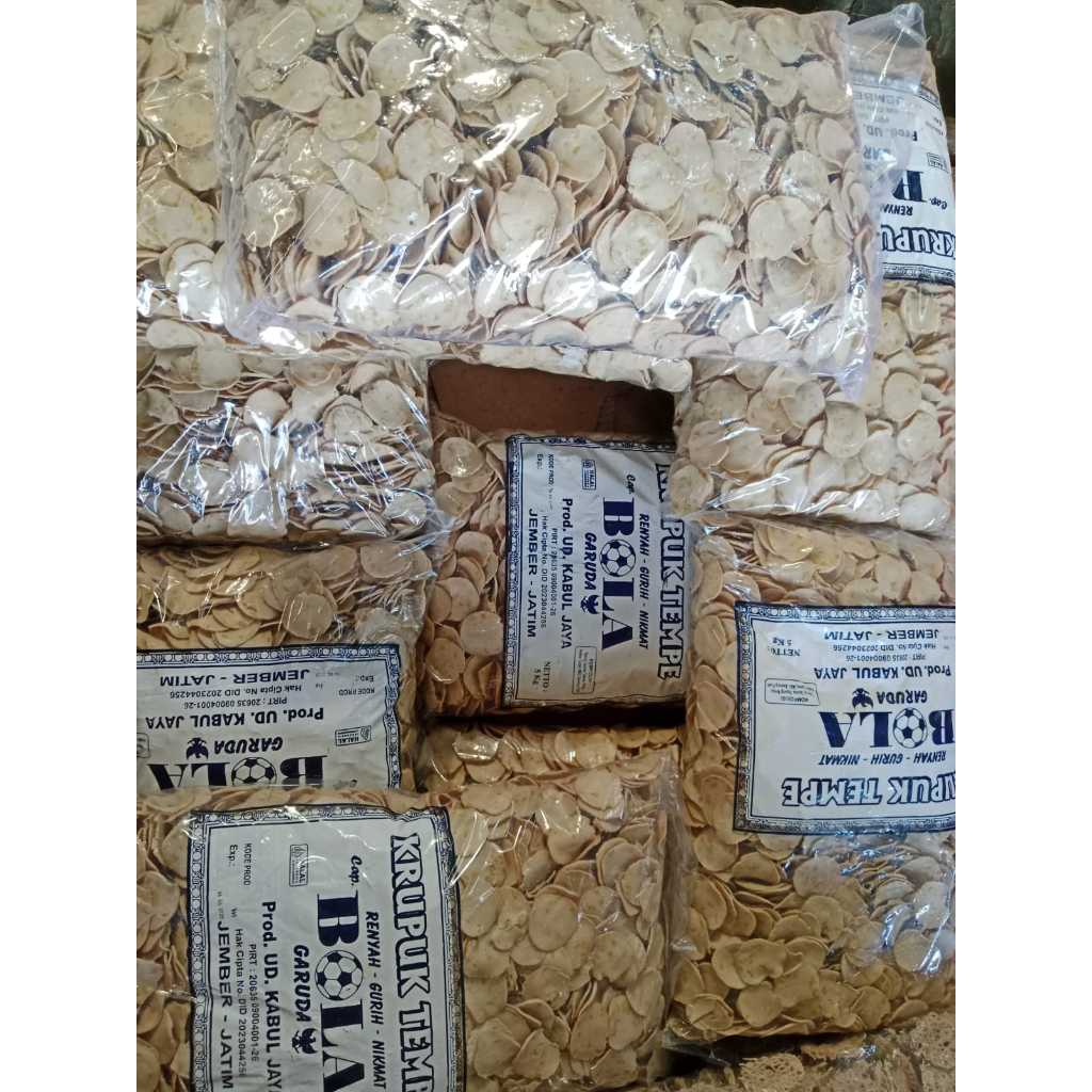 

Makanan Ringan Kerupuk Pentol Tempe kemasan 1kg