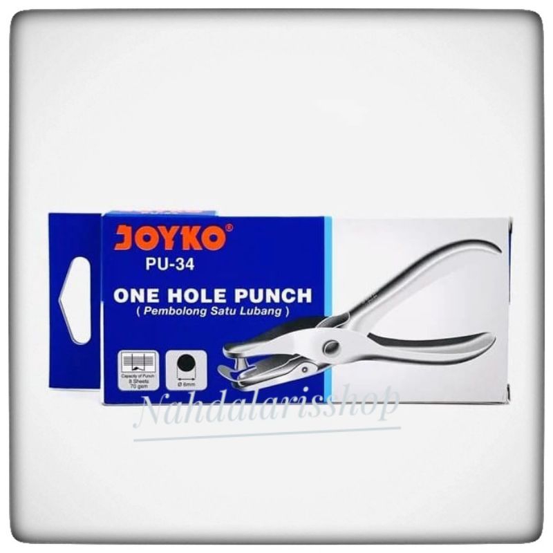 

Perferator Pembolong Kertas One Hole Punch 1 Satu Lubang Joyko PU 34