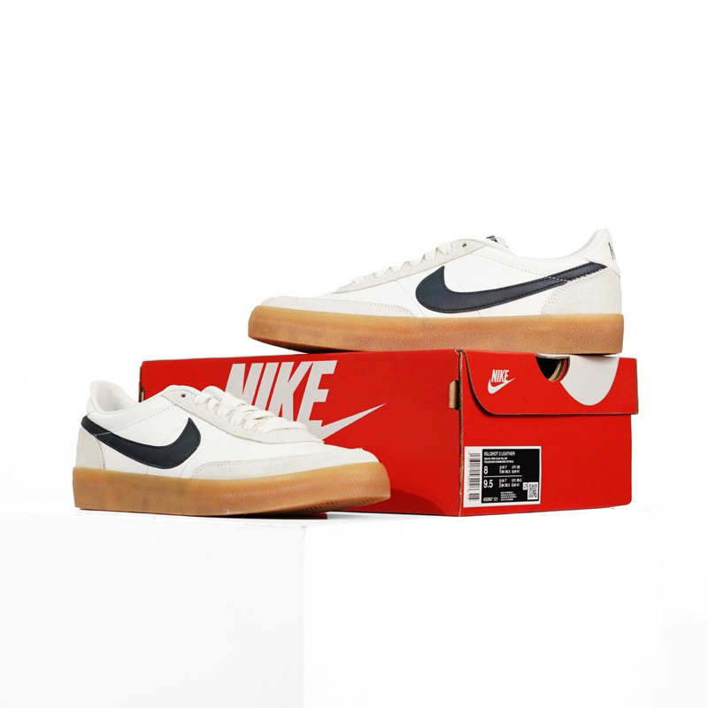 NIKE Killshot 2 Leather Sail Oil Grey [432997 121] Original