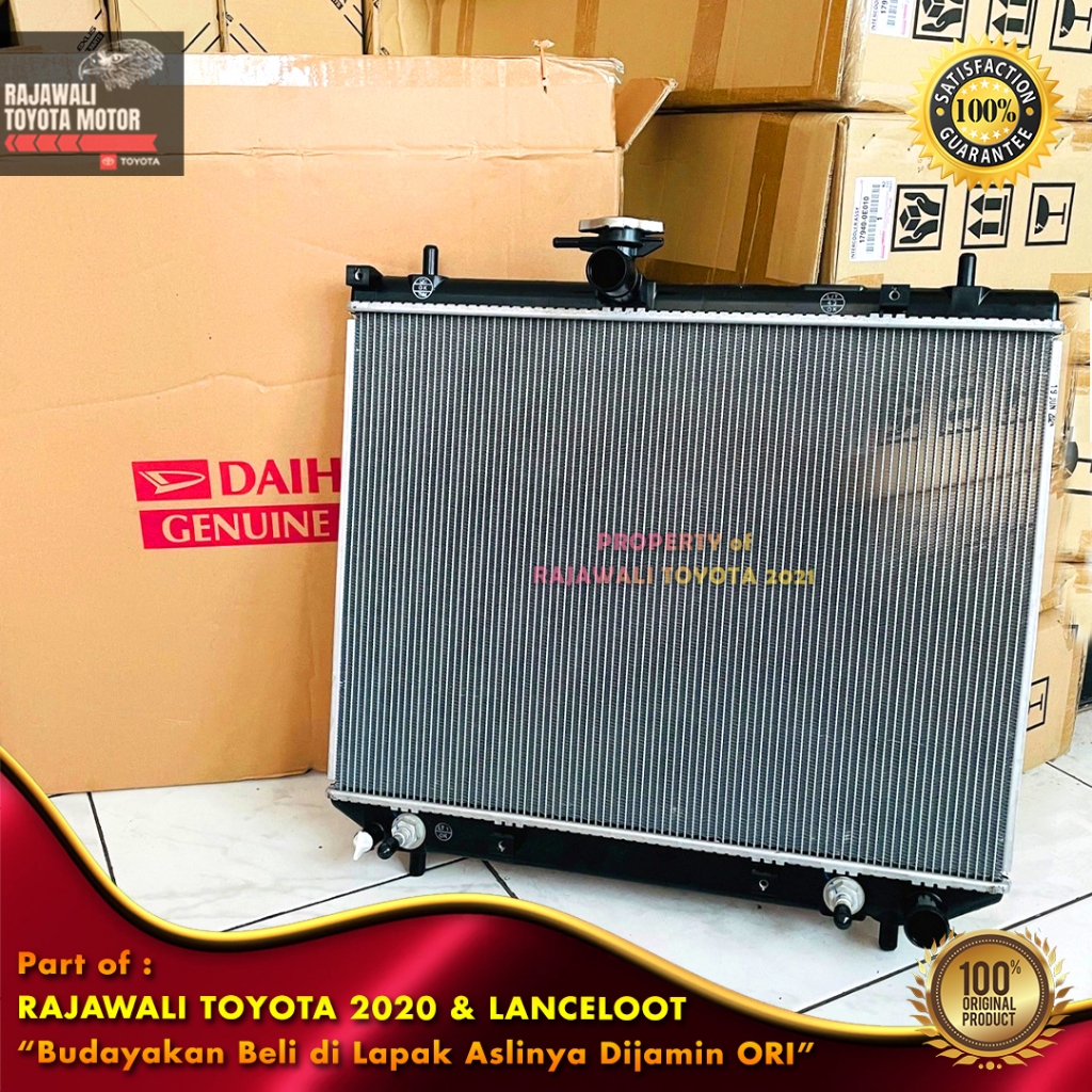 Radiator Rush, Terios Konde, Grand Max, Luxio Matic AT Pendingin Mesin New Original Daihatsu 16400-B