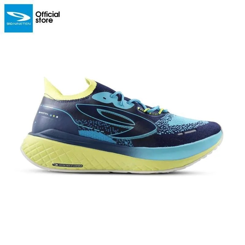 910 HANNA 2.0 BIRU/HIJAU NEON - Sepatu Lari / Hanna 2.0 910Nineten Original