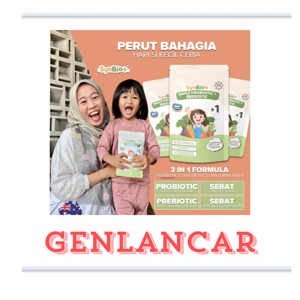 Probiotic + Prebiotic - Synbio+ Untuk Pencernaan Anak Dengan Probiotik
