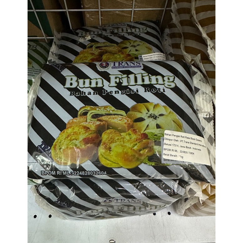 

Big Deal Trans bun filling Black Sesamewijen hitam 1kg