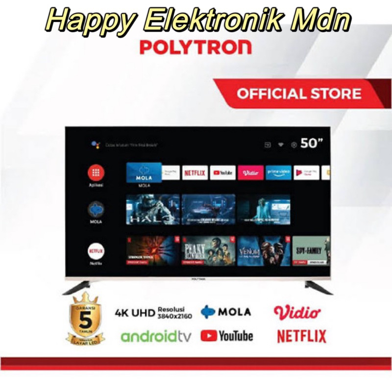 Polytron 50 inci Polytron Smart Tv Polytron Google TV 50 Inch Polytron 4K UHD TV Polytron PLD 50UG59