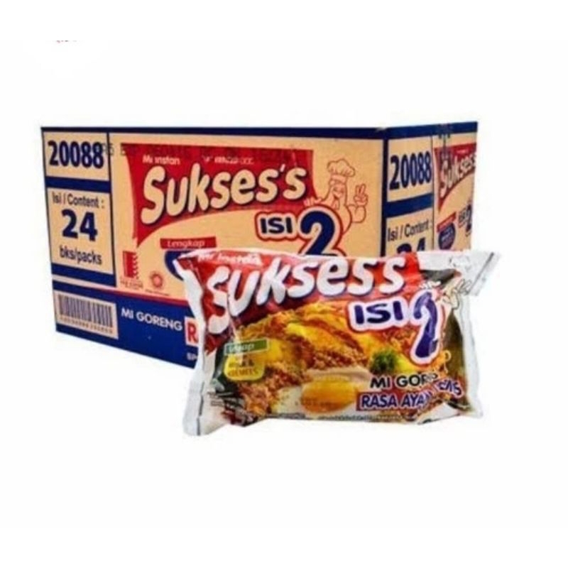 Mie Sukses isi 2 Ayam Kremes 1 dus 24 pcs