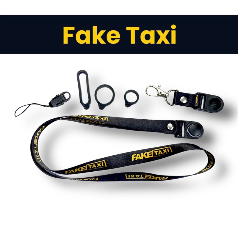 

FAKE TAXI LANYARD PREMIUM GANTUNGAN HP GANTUNGAN KUNCI