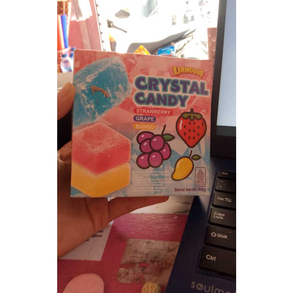 

Belanja Hore CRYSTAL CANDY 1 PACK LIANGGUI 96GR PERMEN LILIN