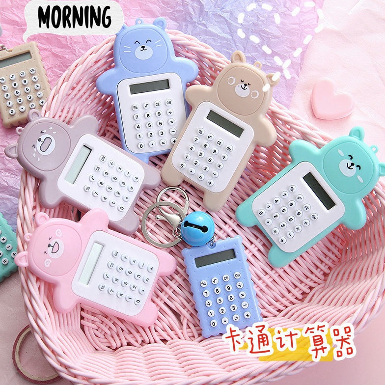 

Big Deal EG Kalkulator Mini Lucu Calculator Portabel Motif Pola Beruang 8 Digit Tombol Karet Alat Tulis Kreatif SiswaEghrerr