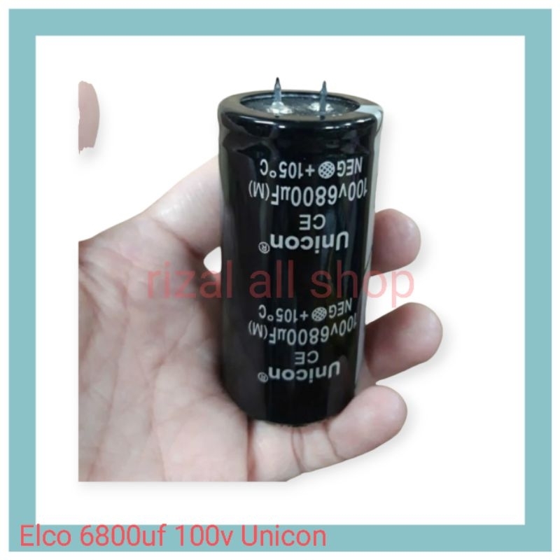 Elco 6800uf 100v Unicon Original Isi Full