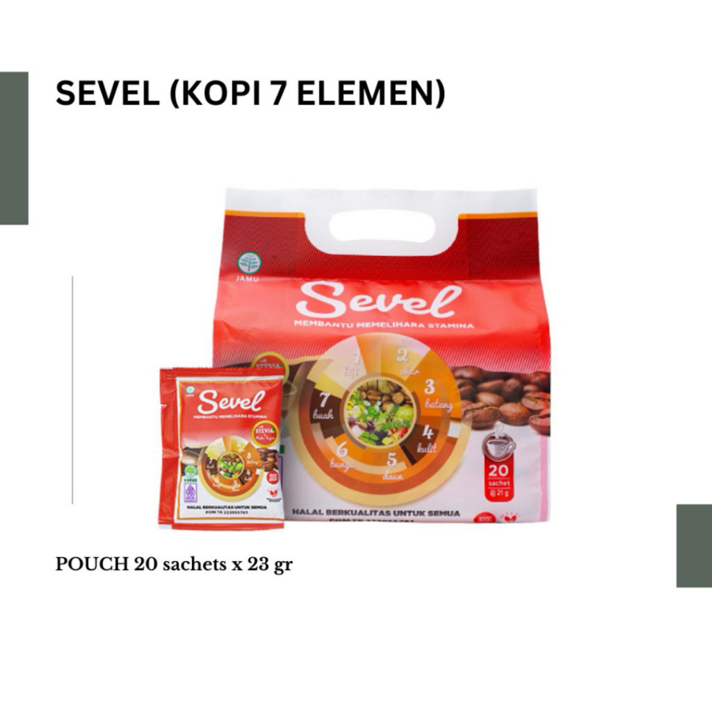 

Kopi Sevel HNI 20 Sachet Original / Kopi Seven Element HNI isi 20 Sachet
