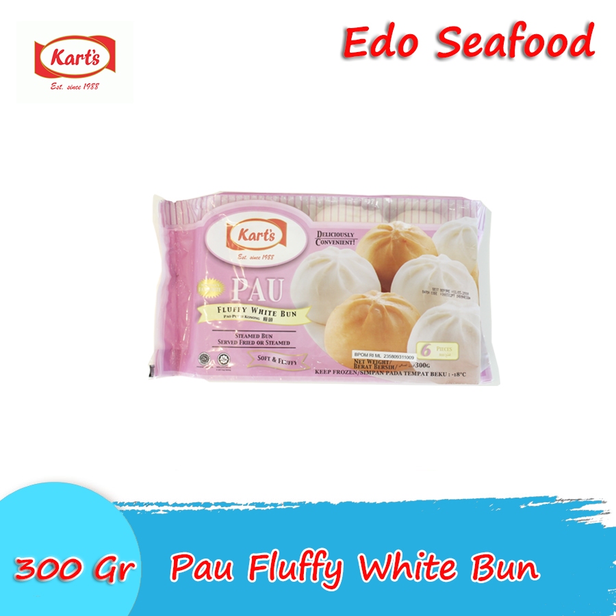 

Kart's Pau Fluffy White Bun 300 Gr / Roti Pau Original