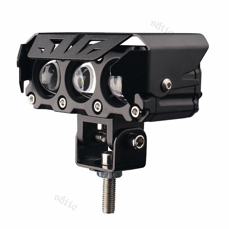 Lampu Tembak Led Foglamp CR7 SQL 3 Mata Laser Gun Putih Kuning Lampu Tembak Led Foglamp CR7 SQL 3 Ma