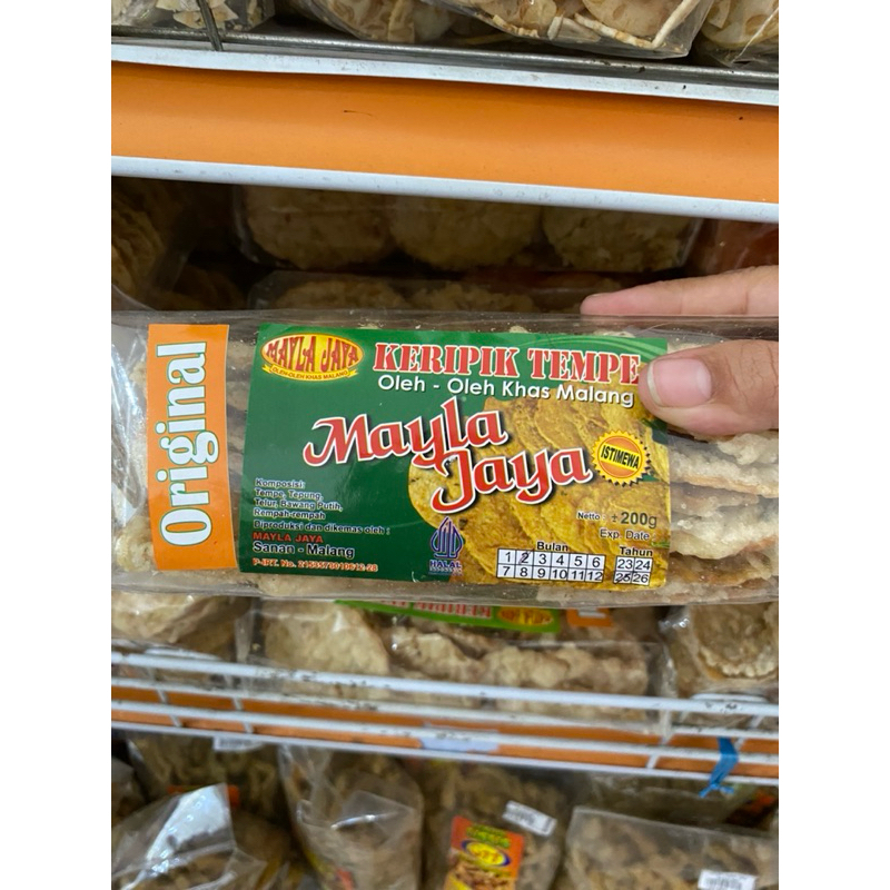 

Keripik Tempe Berat 200 Gram
