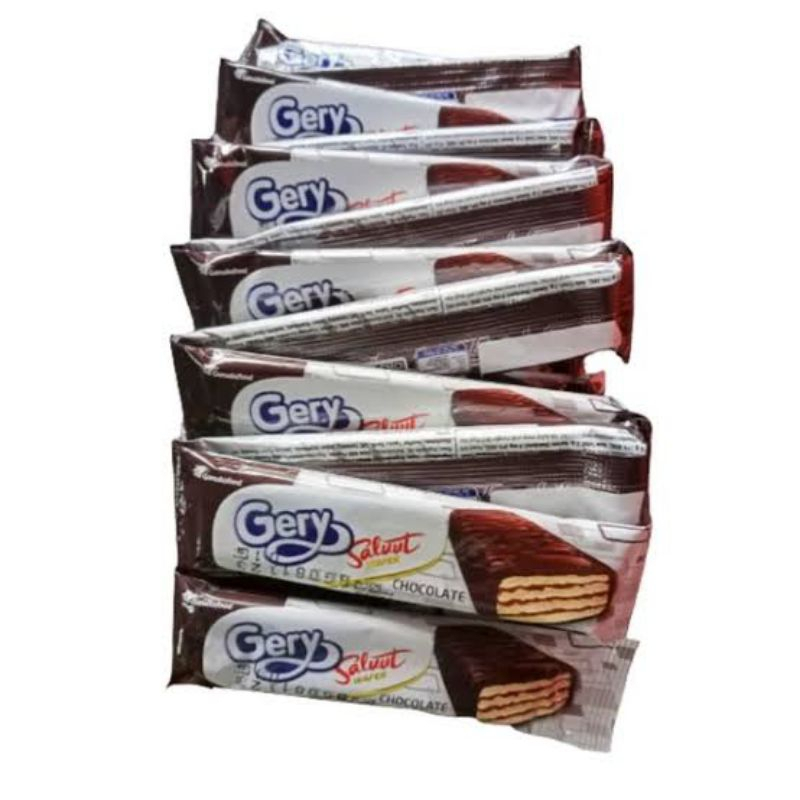 

⭐ SNACK ⭐ Gery Saluut Wafer Coklat isi 24pcs