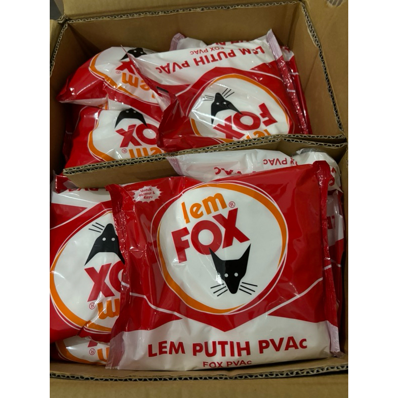 

Lem Fox PVAc Merah Super 700 grm / Lem Kayu / Lem Putih / Lem PVAC 700 grm
