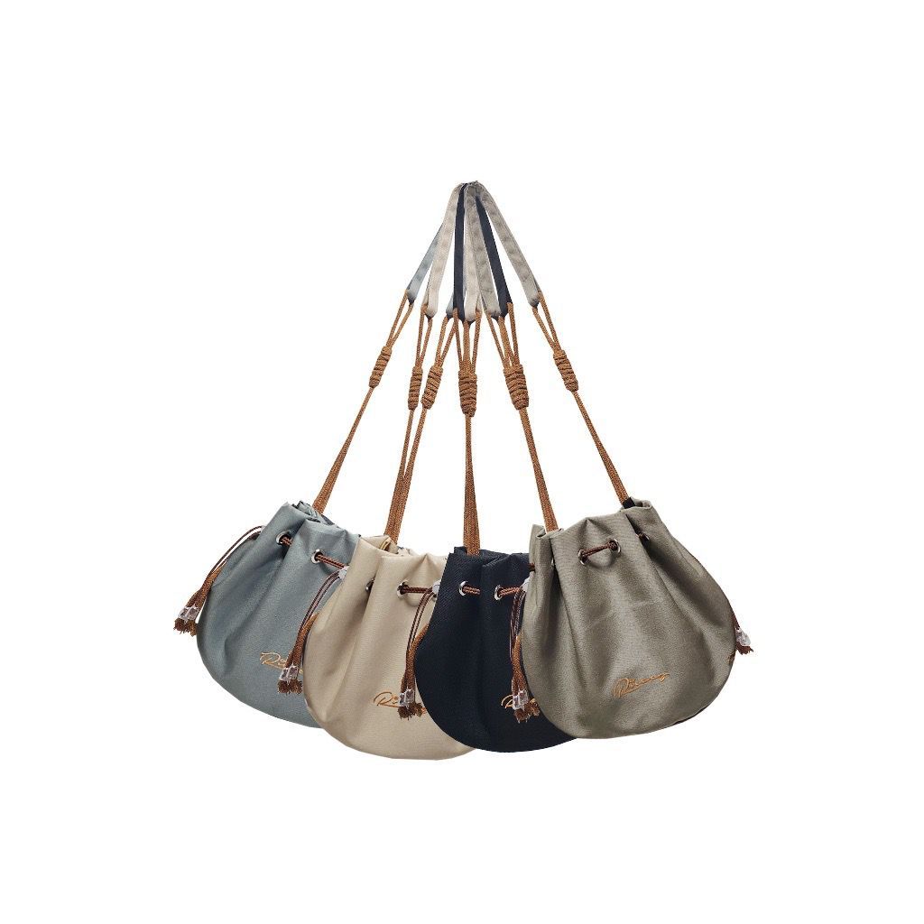 Tas Selempang slingbag Serut Wanita Bahan Kanvas series