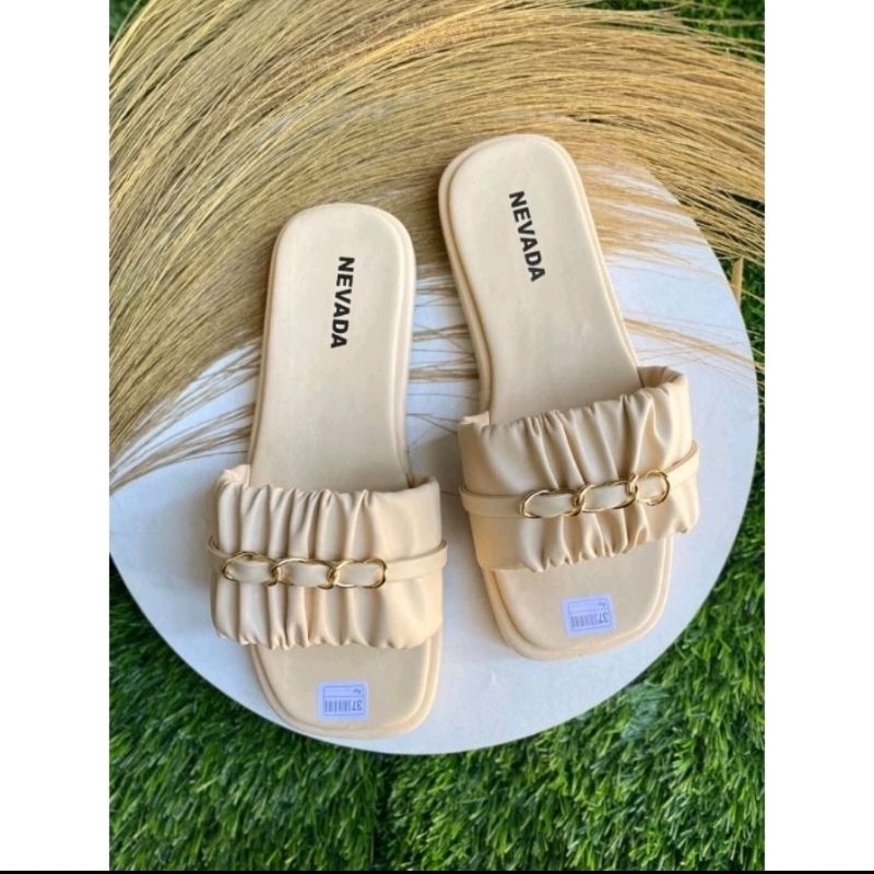 SandalSkopKerutRante/SandalKerutWanita/SandalWanitaMurah