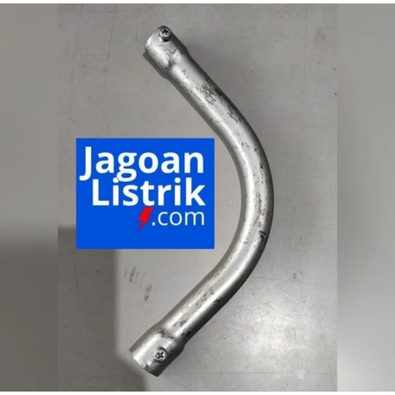 Elbow Pipa Conduit E19 Lokal Coupling Conduit Besi Bend untuk Pipa 1/2 inch