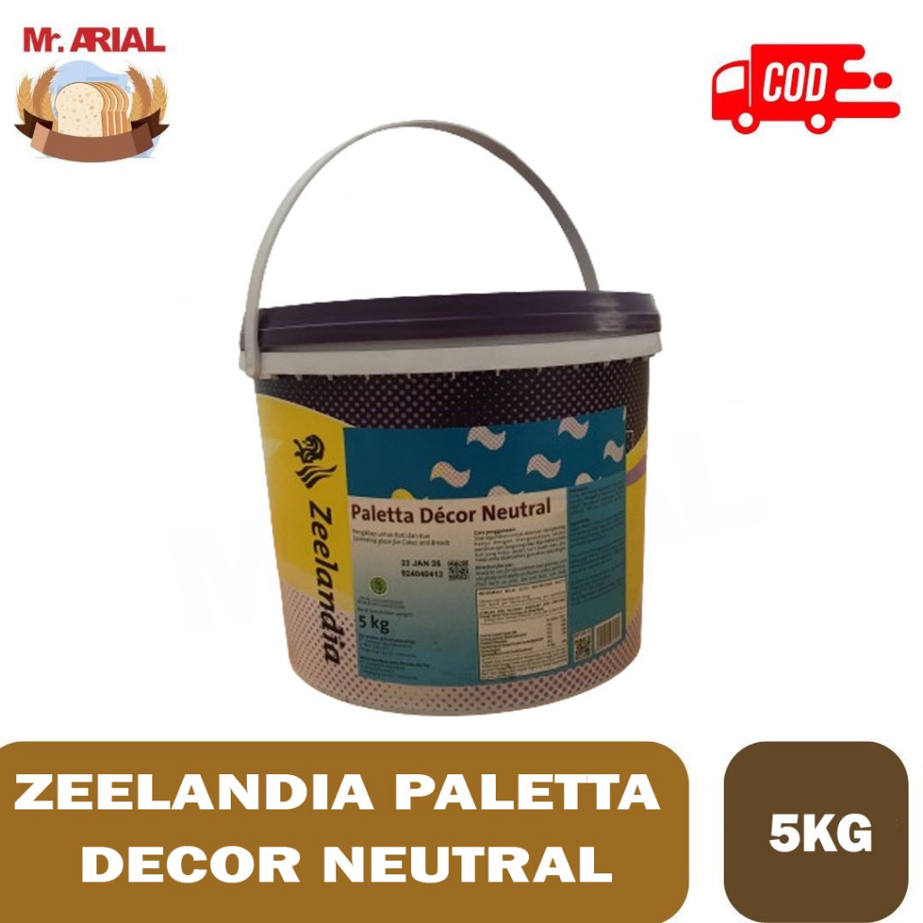

Zeelandia Paletta Decor Neutral 5Kg / Pengkilap Roti Kue / Glazing / Mengkilap