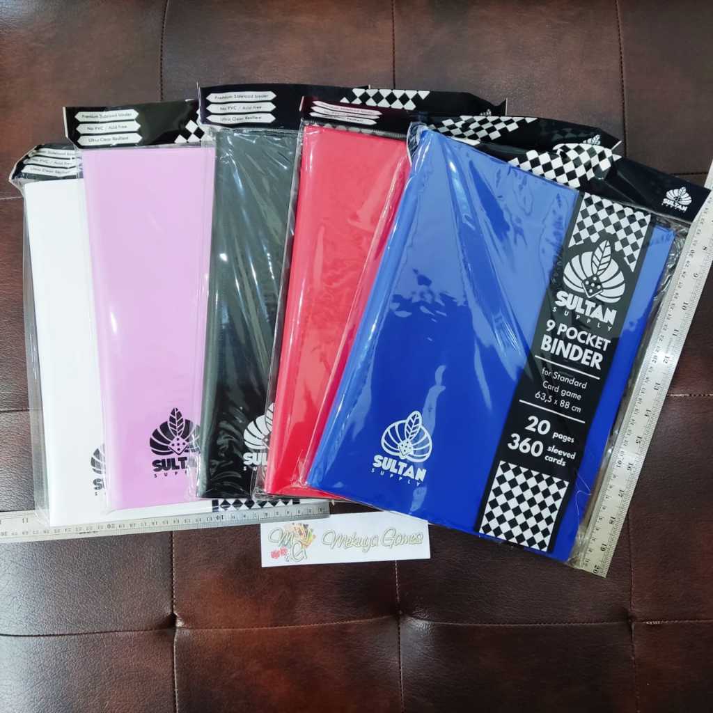 Sultan 9 Pocket Binder Buku Sleeves 360 Kartu