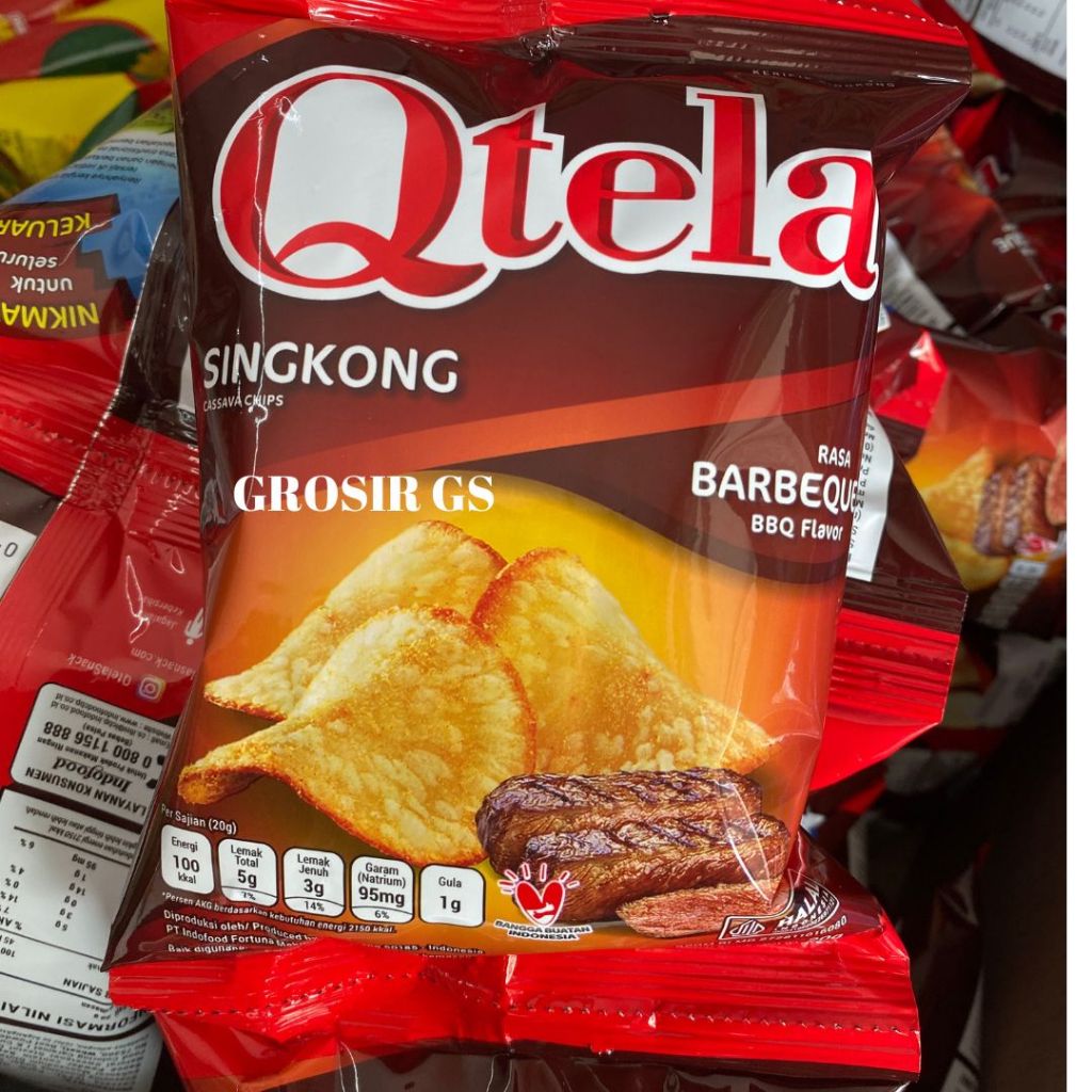 

Qtela Singkong Barbeque Perenceng isi 10 Bungkus