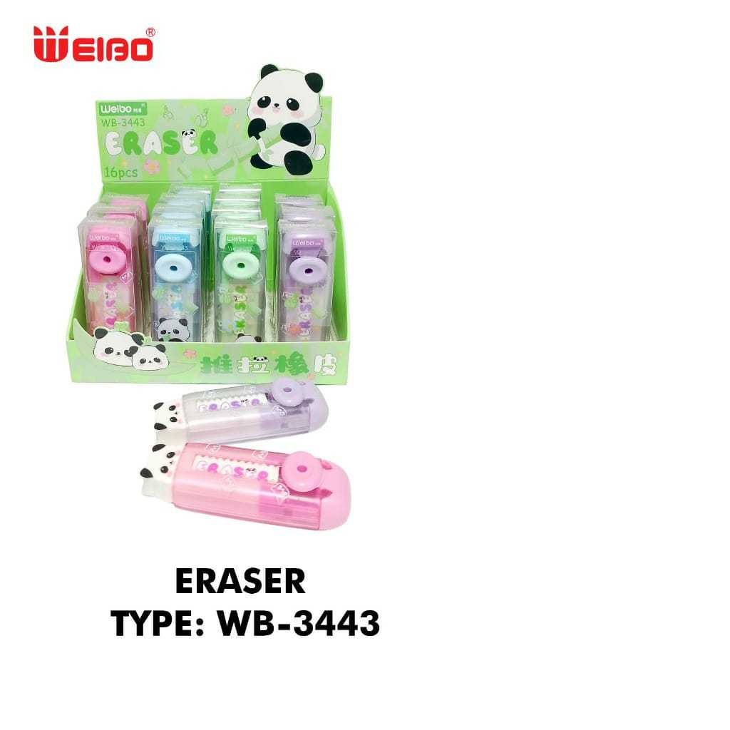 

Weibo WB-3443 Penghapus Pensil Mekanik Motif Karakter Lucu