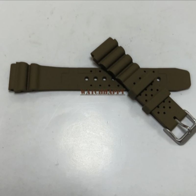 STRAP RUBBER JAM TANGAN ALBA AL4249X1 / TALI KARET JAM TANGAN ALBA AL4249X1 AL4249 GREEN RUBBER ORIG
