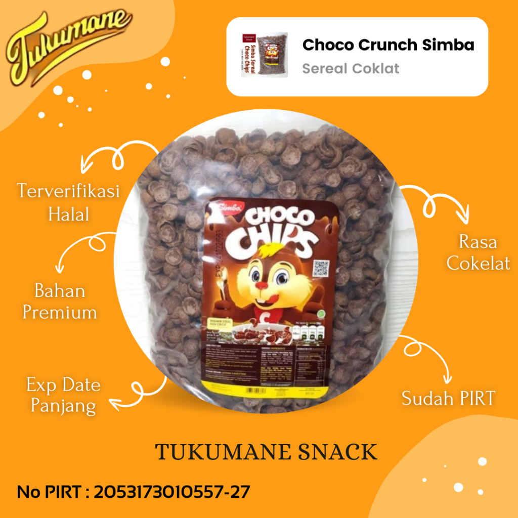 

Simba Choco Chips Choco Crunch Cereal 1kg Murah Harga Distributor