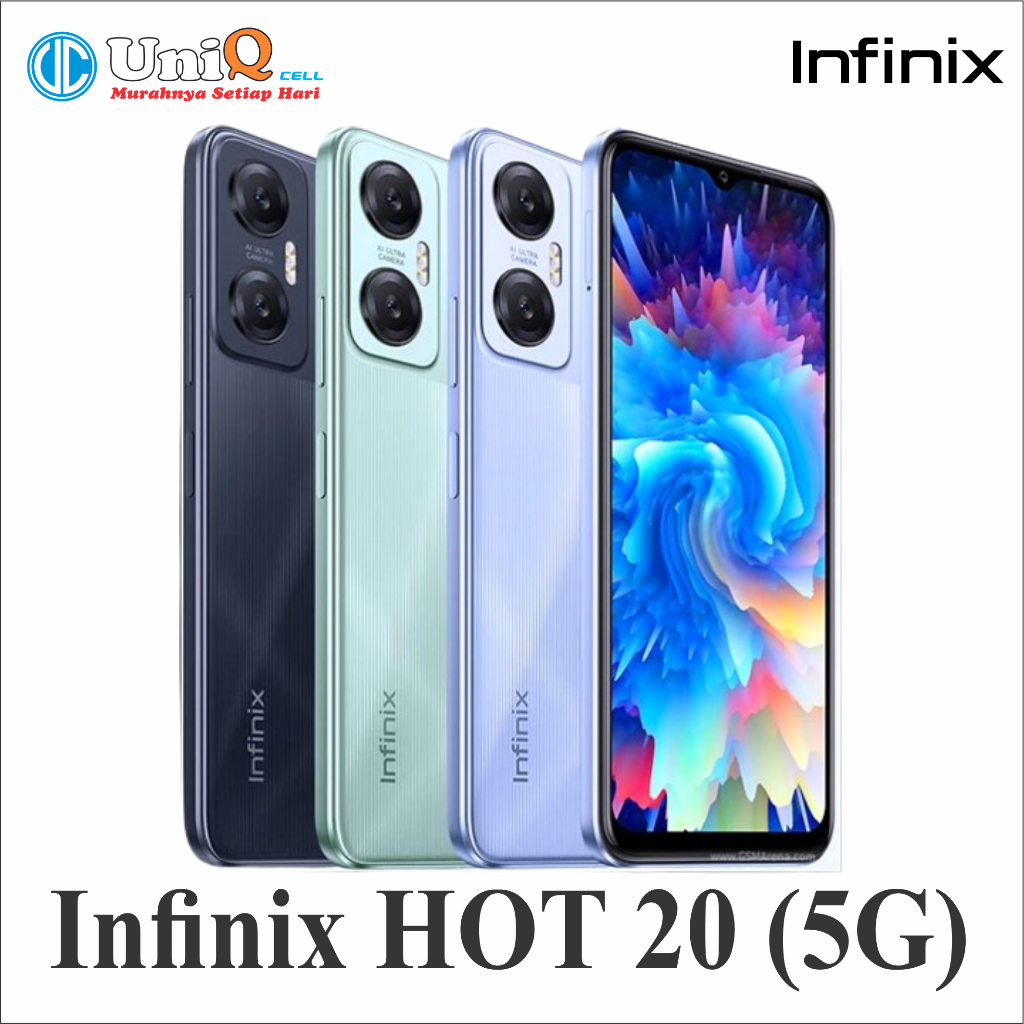 INFINIX HOT 20 (5G) NFC RAM 4GB ROM 128GB GARANSI RESMI INFINIX INDONESIA