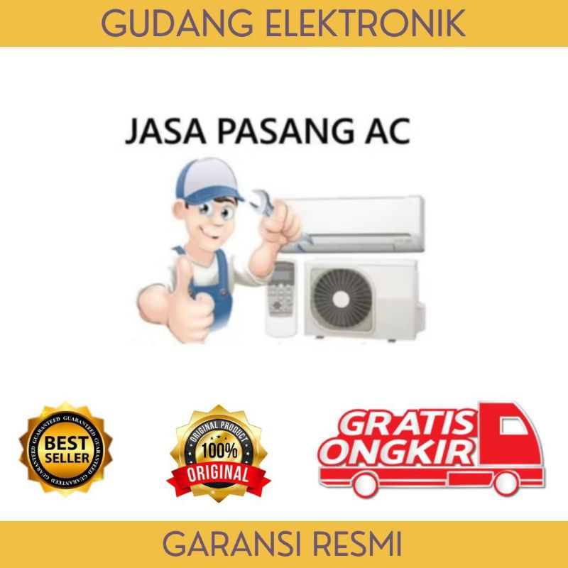 PASANG AC 1/2 PK & 1 PK + MATERIAL - SERANG KOTA
