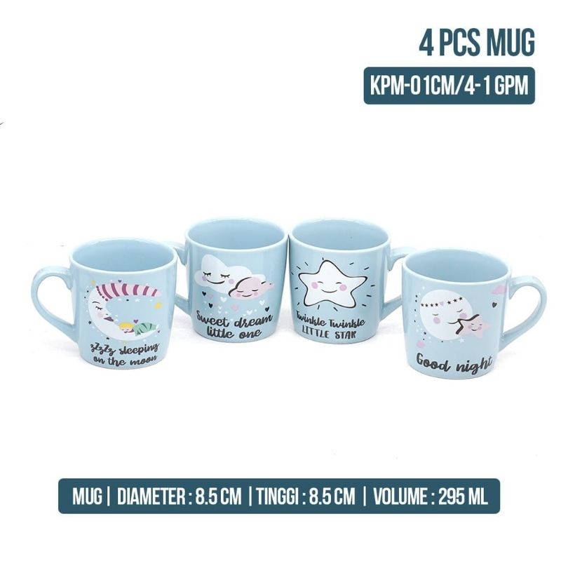 
(1 PCS) Mug Keramik Porcelain Brionny Royal Heritage