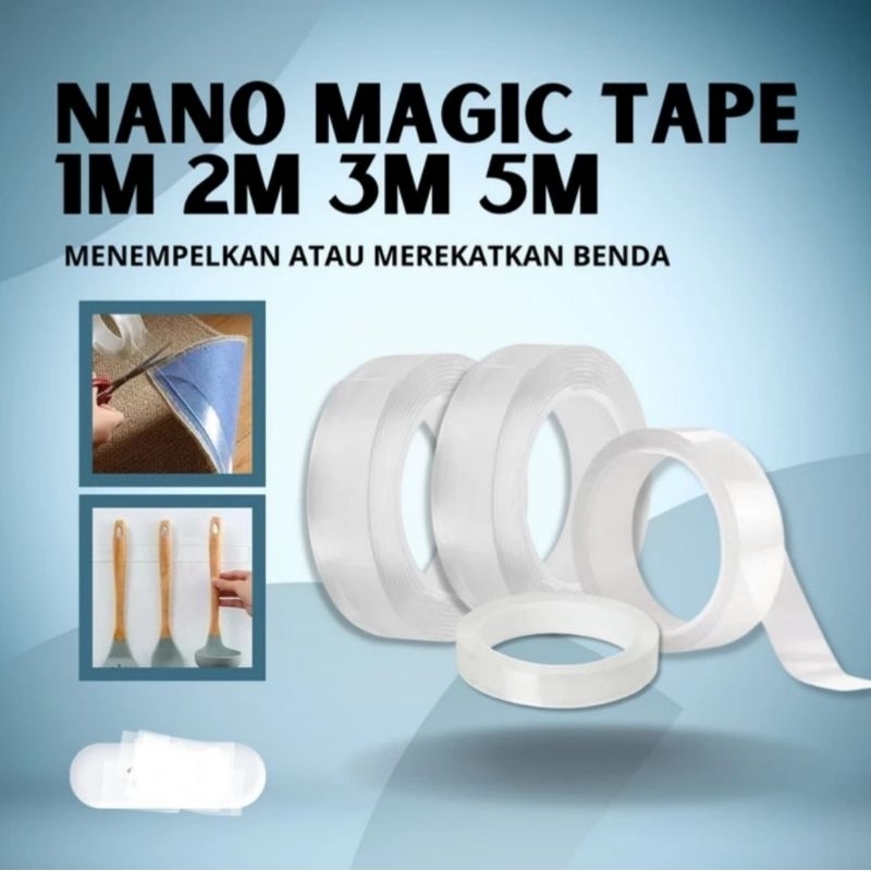 

Double tape transparan panjang 3 meter