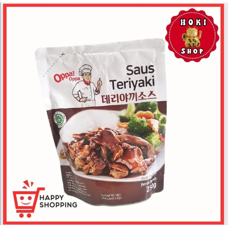 

Oppa Saus Teriyaki Korea HaALAL 250gr/ Teriyaki Sauce