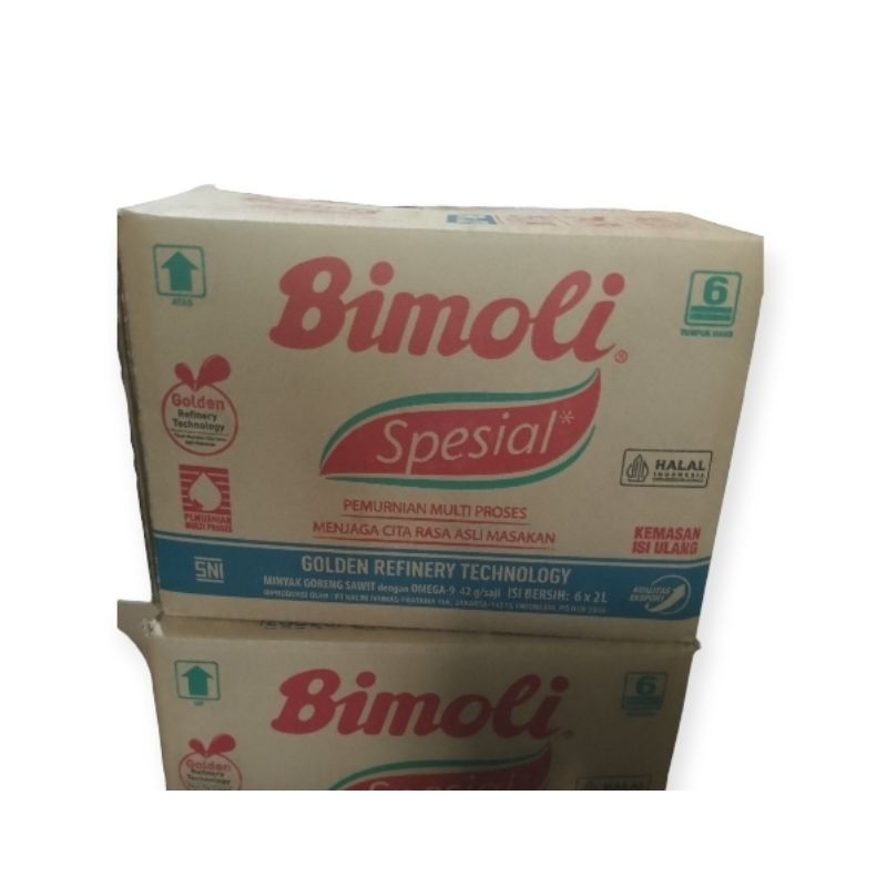 

1 Dus Minyak Goreng Bimoli Special Kemasan 2 liter