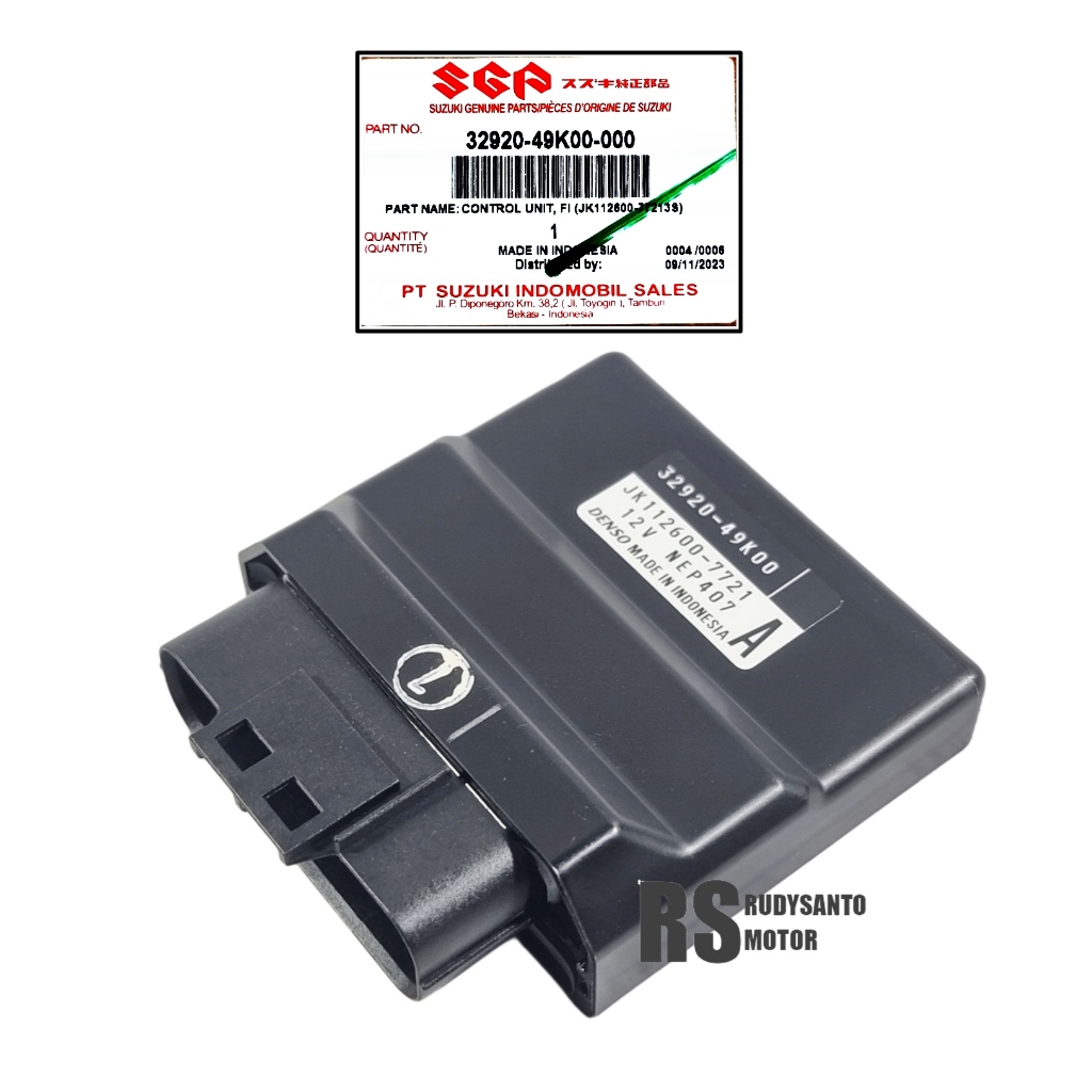 ECU Control Unit CDI Suzuki Nex 2 Original SGP 32920-49K00-000