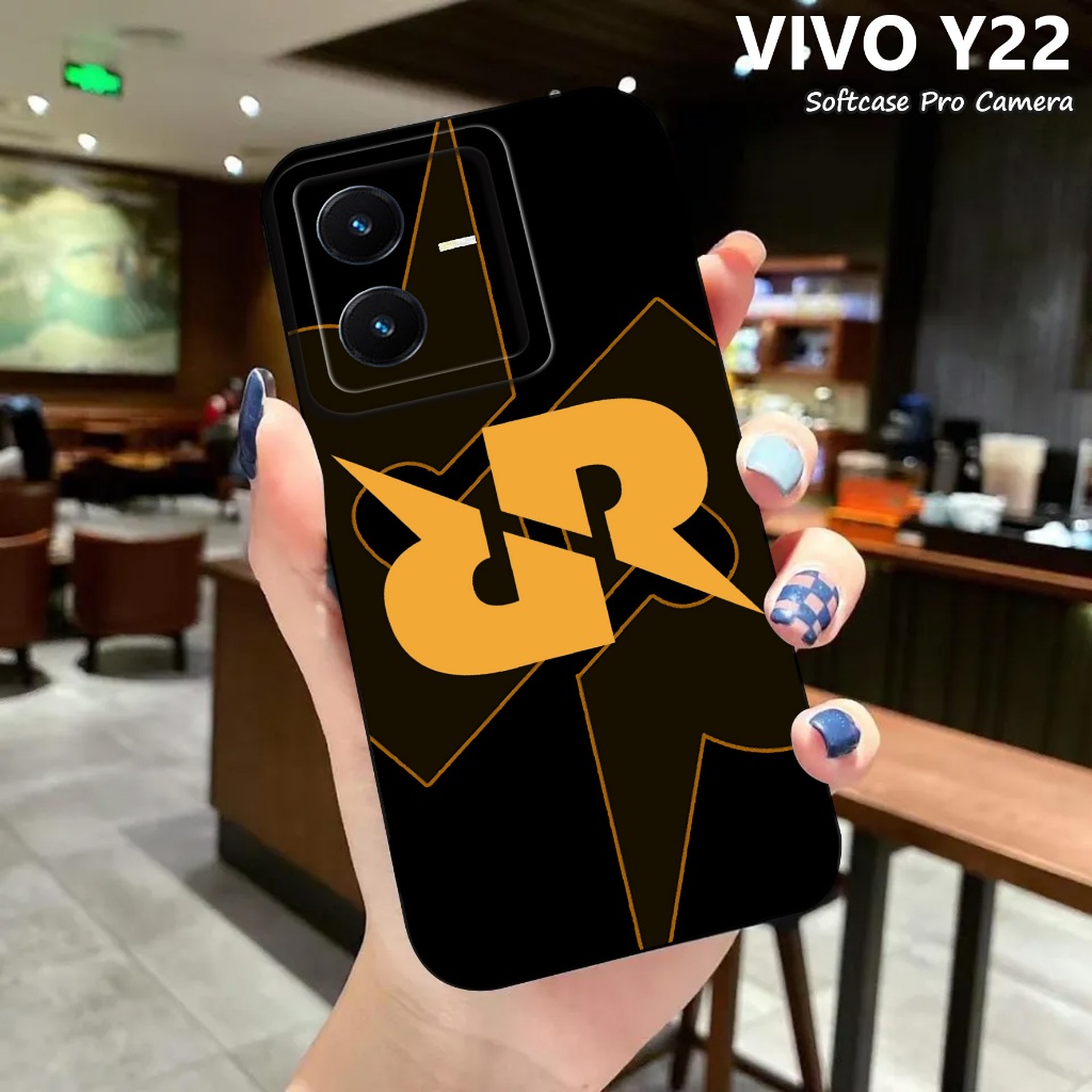 Case Vivo Y22 ( RRQ ) - Kesing - Softcase Pro Camera - Silikon - Kondom Hp - Casing
