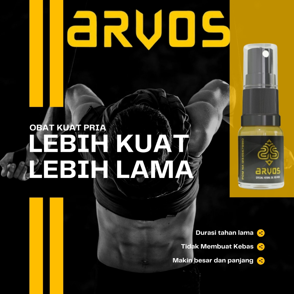 ARVOS Spray Original - Spray Kuat tahan lama tanpa kebas Bpom