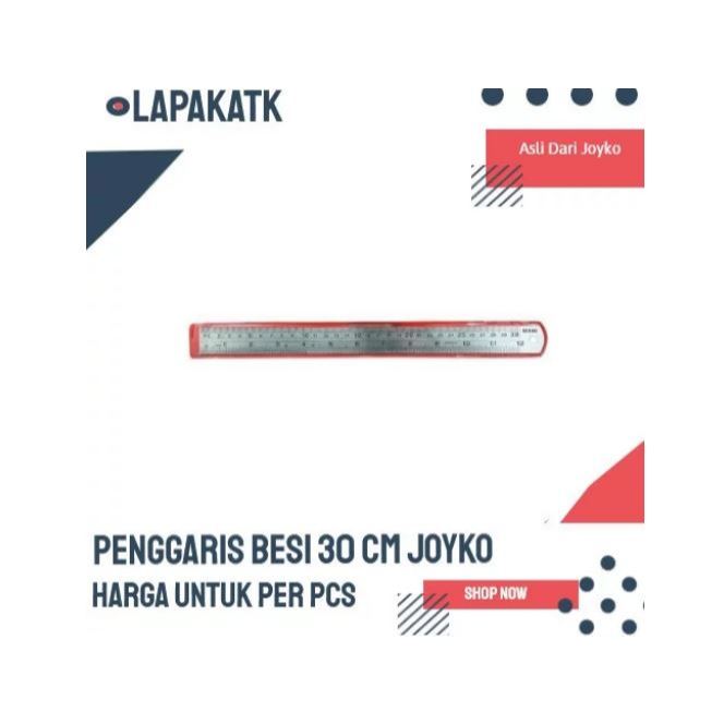 

Penggaris besi 30 cm Mistar Joyko