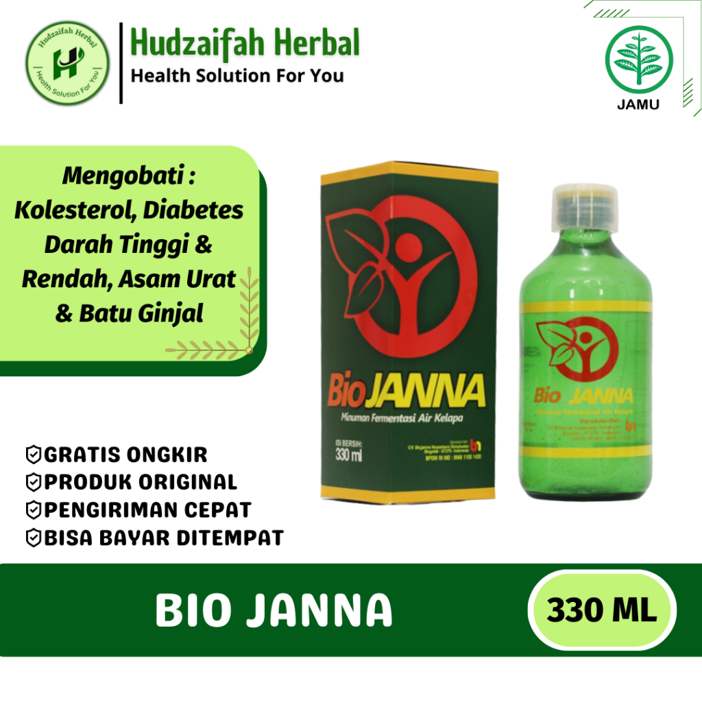 

BIOJANNA SUPER 300ml Minuman Fermentasi Air Kelapa Untuk Menjaga Imunitas Tubuh HERBAL PROBIOTIK