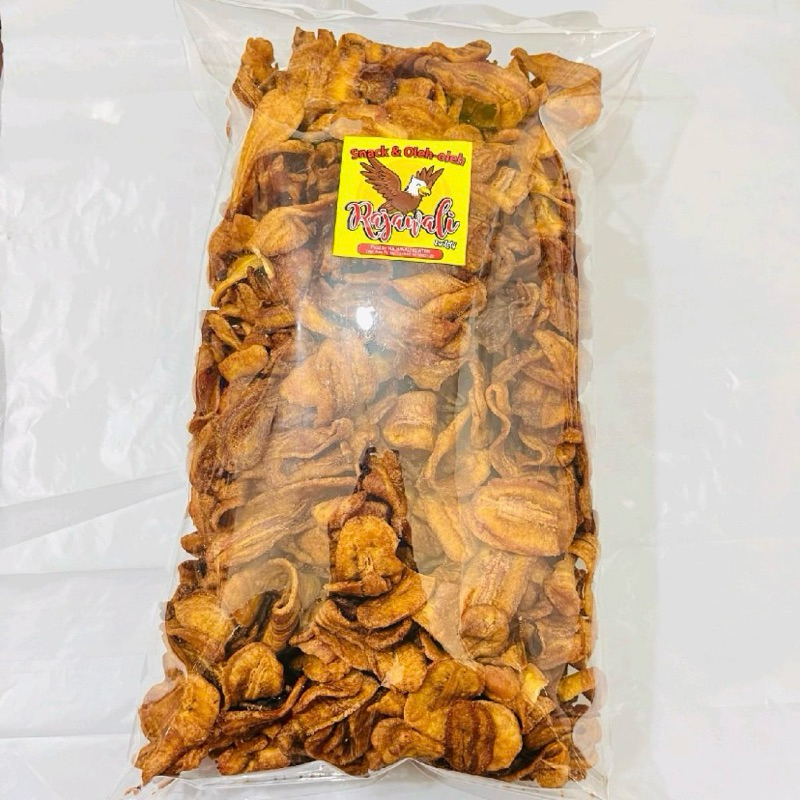 

1Kg SALE PISANG KERING MANIS RENYAH TANPA TEPUNG / KERIPIK SALEH PISANG MANIS