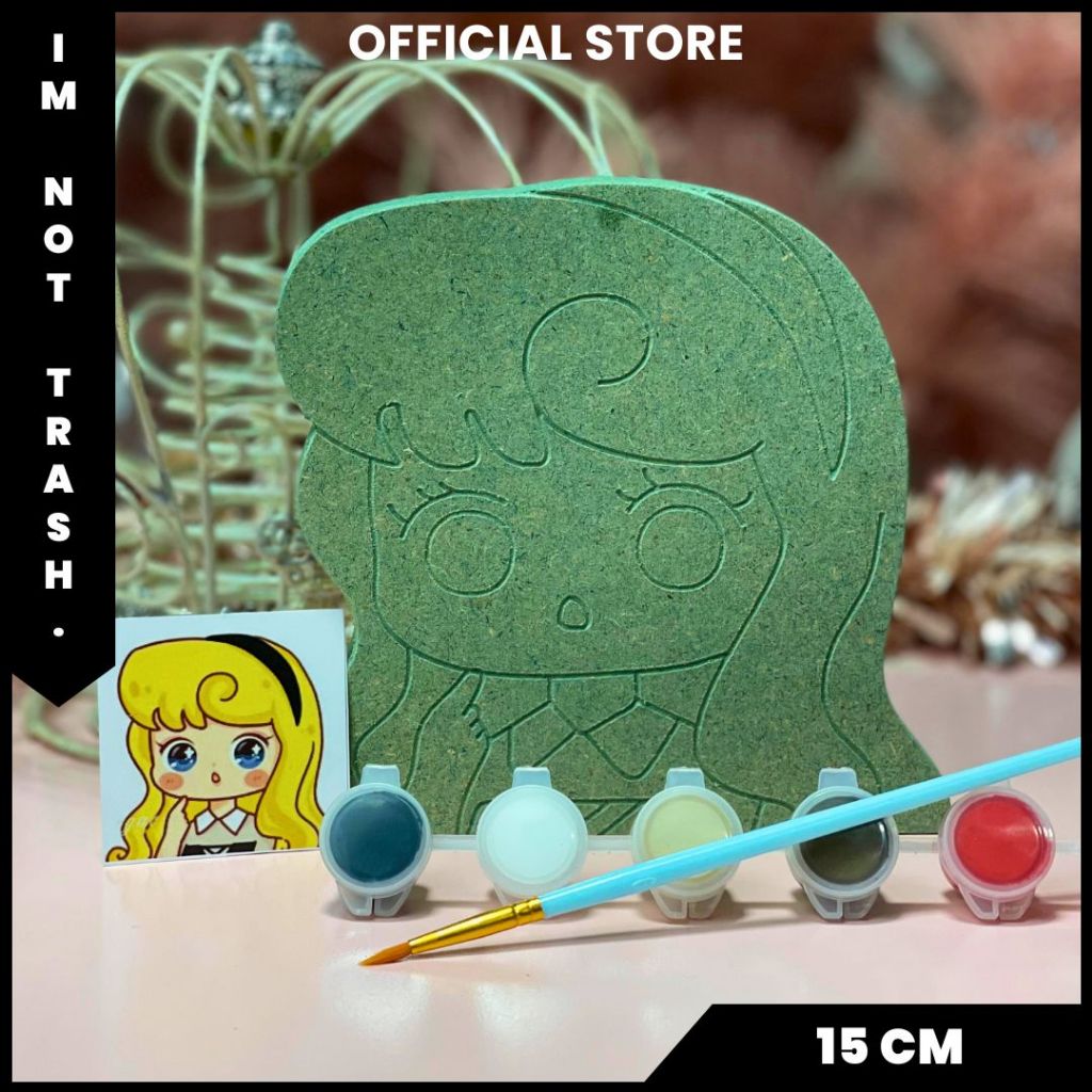 

IMNOTTRASH | MAINAN SET ANAK DIY CAT KUAS | KADO ULANG TAHUN MURAH | PAINTING GAMBAR | AURORA | 15 CM