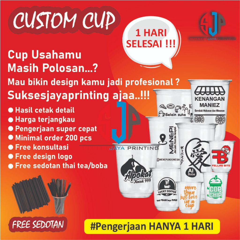 

SABLON CUP OVAL 12 14 16 18 22 BAHAN TEBAL GOOD QUALITY