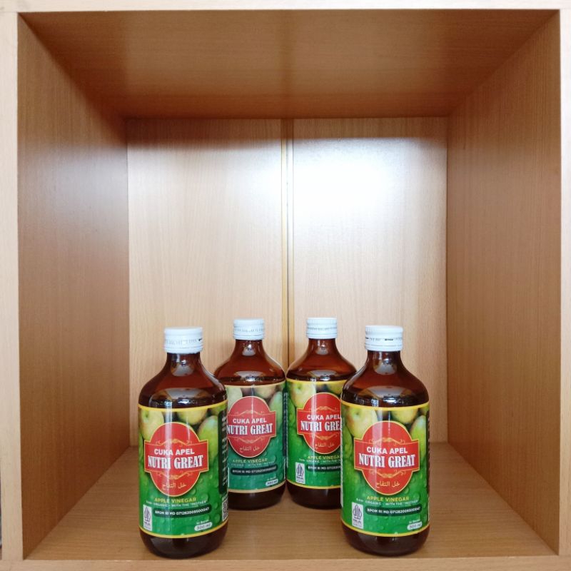 

Cuka Apel Nutri Great 300ml | Cuka Apel Murni Original