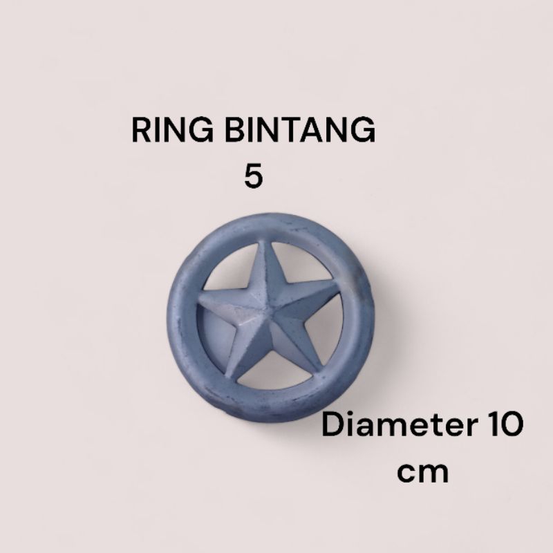 RiNG BINTANG 5 ORNAMEN PAGAR