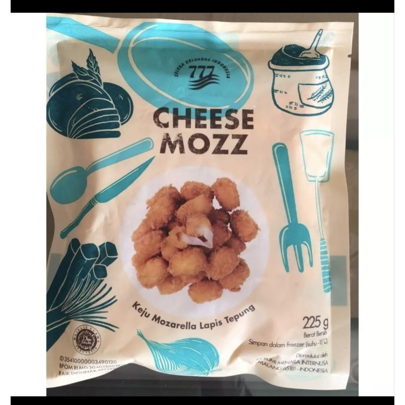 

CHEESE MOZARELLA KEJU CHESSY MOZZ 777 FROZEN FOOD