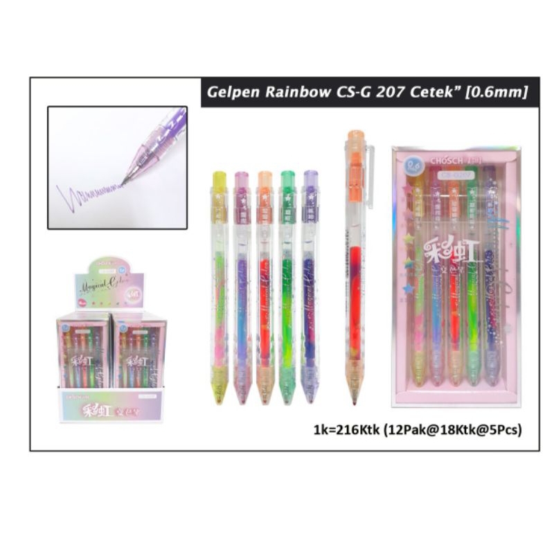 

Balpen Gel Wr CS G-207