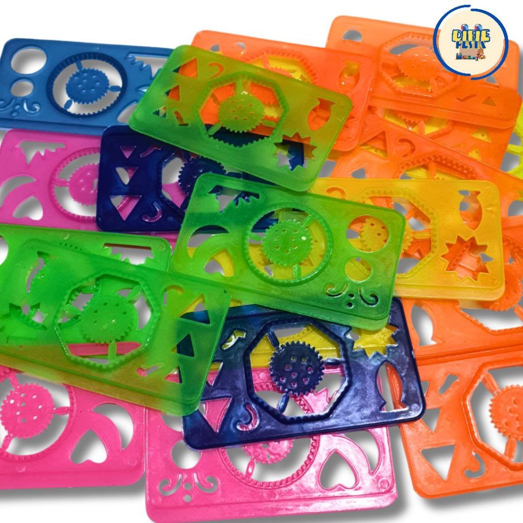 

20pcs penggaris rotari warna cerah
