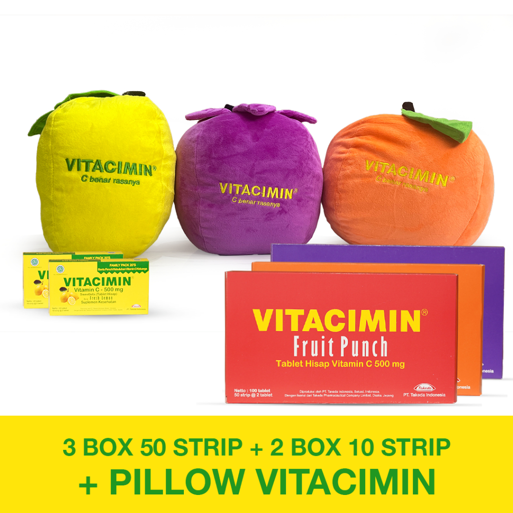Paket Vitacimin Pillow + 3 box besar + 2 box kecil