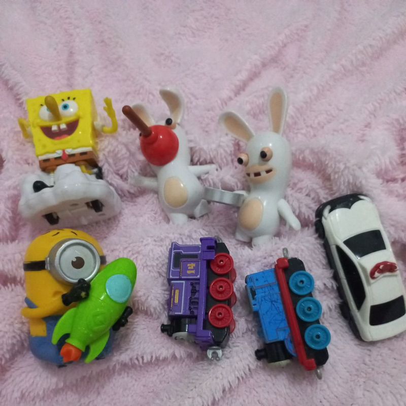 Mainan Preloved MCD, Tomica, Mattel Thomas and Friends